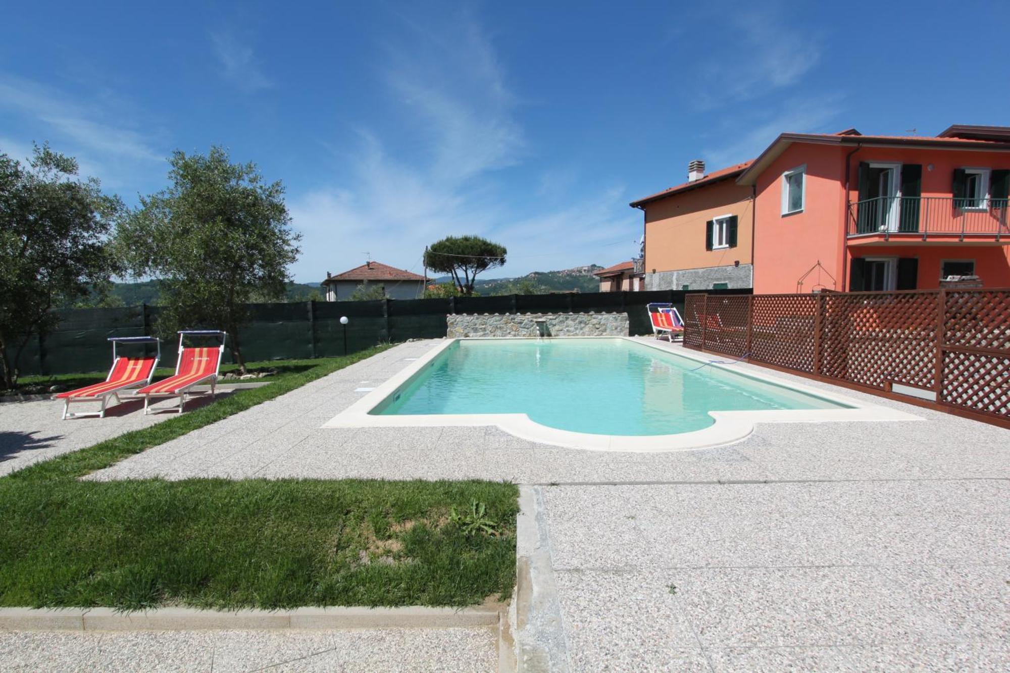 La Fonda Casa Vacanze-Appartamenti Con Piscina Santo Stefano di Magra Eksteriør billede